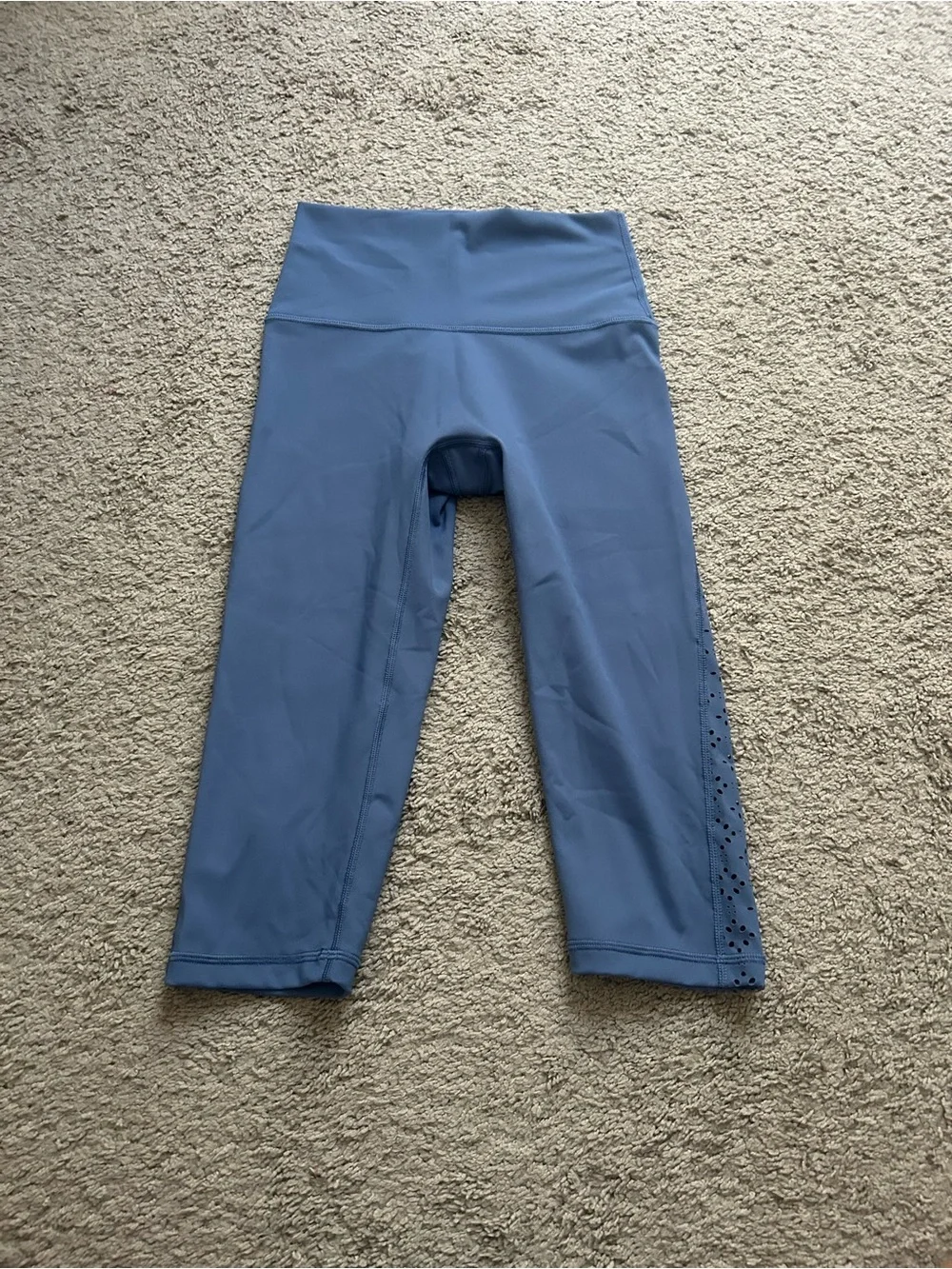Aerie High-Waist Performance Capri Leggings - Blue